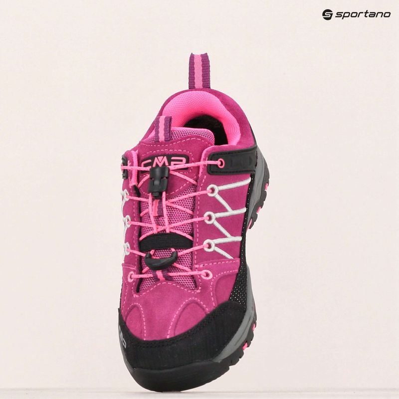 CMP children's trekking boots Rigel Low Wp berry / pink fluo 15