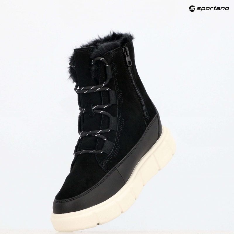 Sorel Youth Sorel Explorer III Lace black/sea salt children's snow boots 15