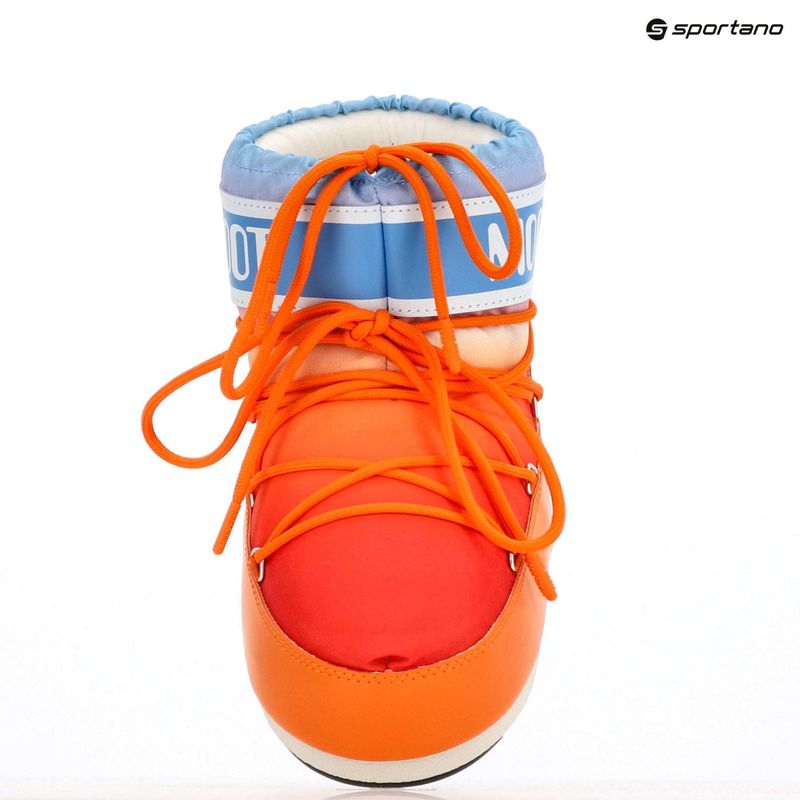 Women's Moon Boot Icon Low Sunrise orange snow boots 11