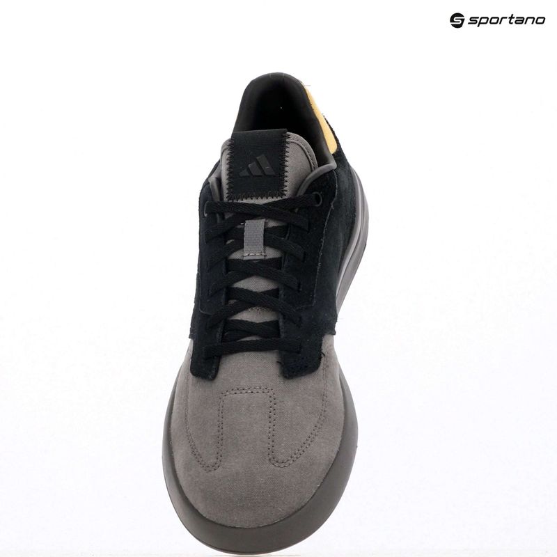 Men's adidas FIVE TEN Sleuth core black/charcoal/oat platform cycling shoes 10
