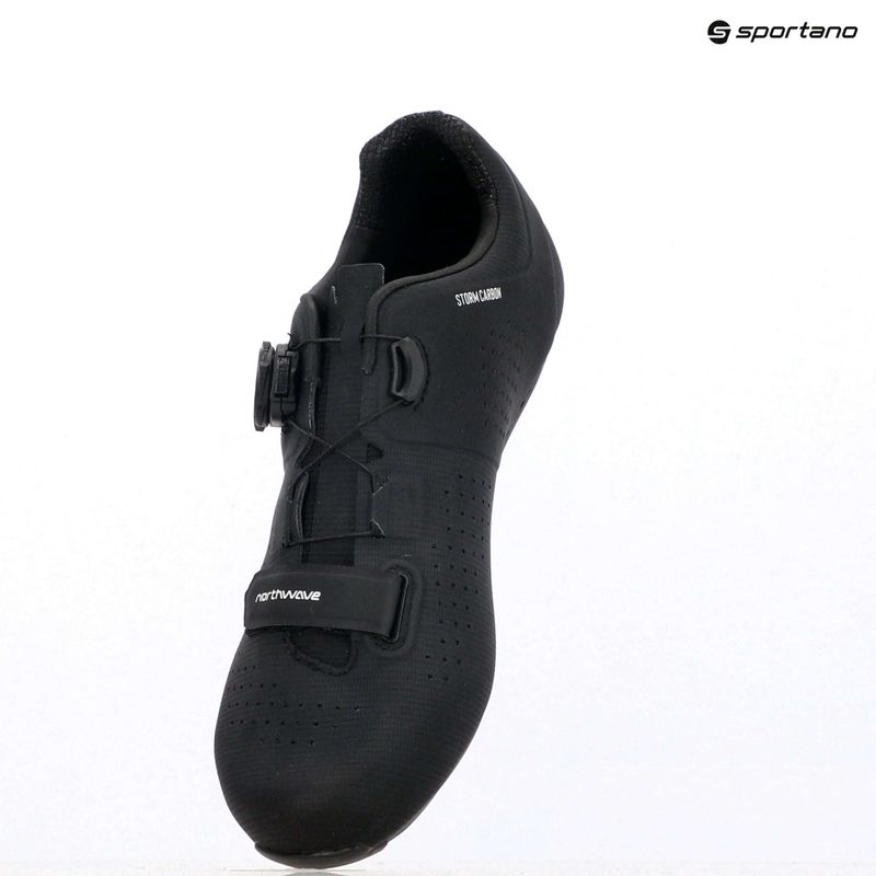Northwave Storm Carbon black/white men's road shoes 9