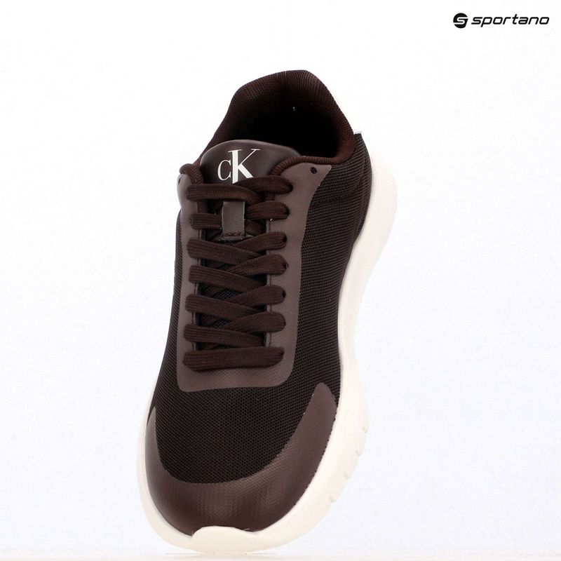 Women's shoes Calvin Klein YW0YW01750 3 Eva Runner Mesh MG brown out/green haze 9