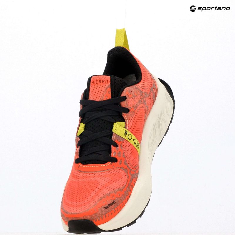 Women's running shoes New Balance Fresh Foam X Hierro v8 orange/white/yellow 9