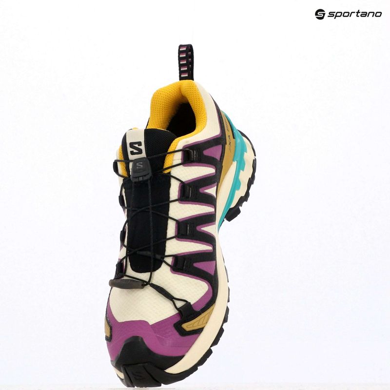 Women's running shoes Salomon XA PRO 3D V9 GTX transparent yellow/black/waterfall 15