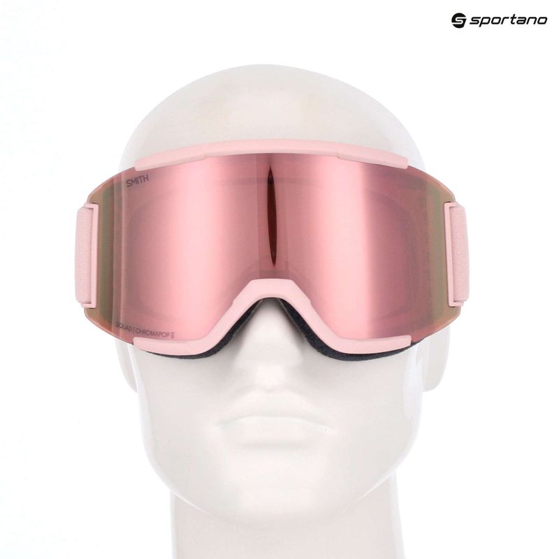 Ski goggles Smith Squad carnation/chrp everyday rose gold mirror/clear 12