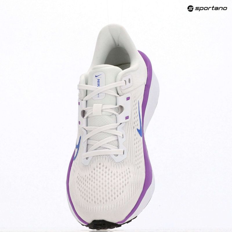 Women's running shoes Nike Quest 6 white/black/bright violet/sapphire 12