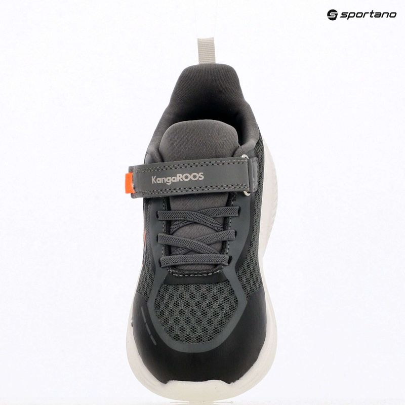 Children's shoes KangaROOS K-RDI Pebble EV steel grey/neon orange 9