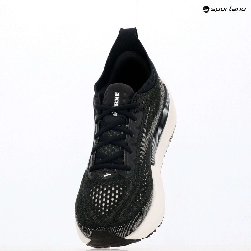 Men's running shoes Brooks Glycerin GTS 23 black/grey/white 10