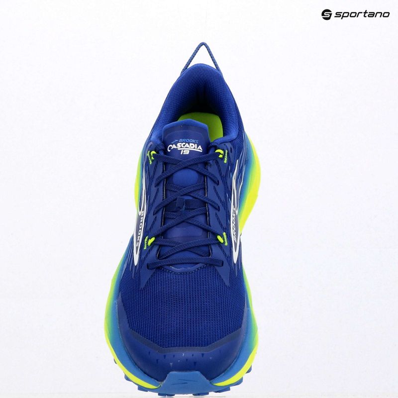 Men's running shoes Brooks Cascadia 19 surf the web/nightlife/white 10