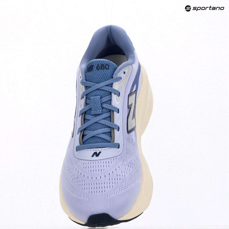 Women's running shoes New Balance Fresh Foam 680's V9 glint blue/fairweather blue/ navy 9