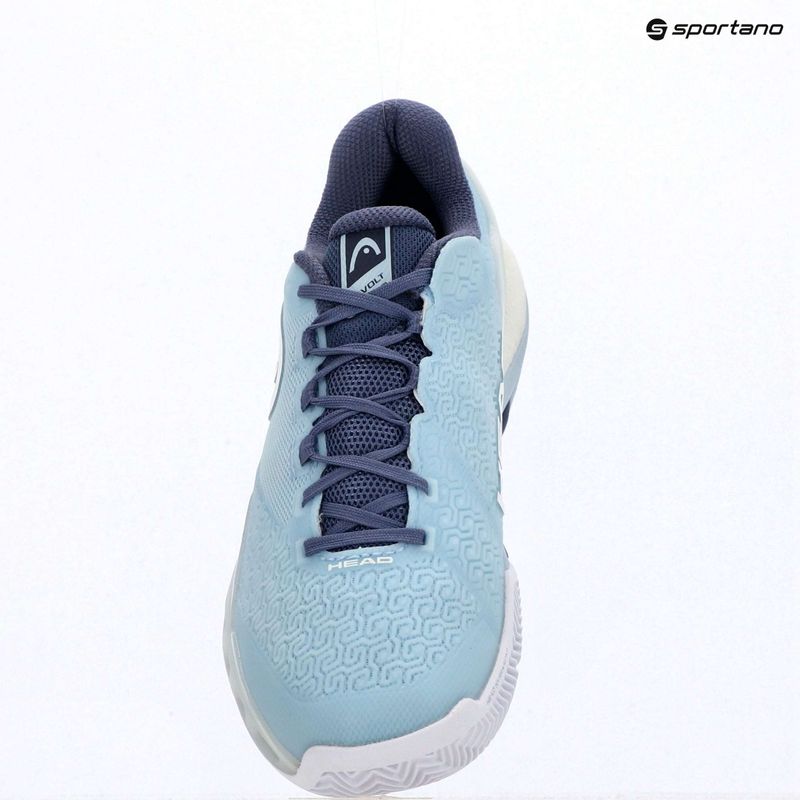 Women's tennis shoes HEAD Revolt Pro 5.0 Clay light blue/dark blue 15