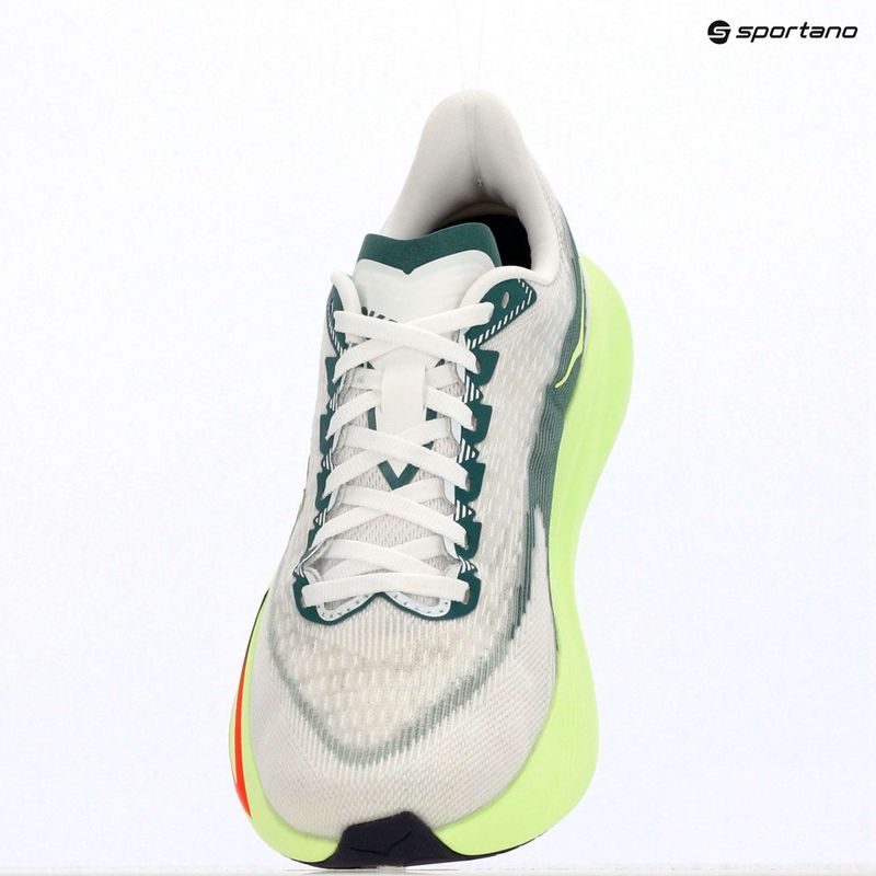 Women's running shoes HOKA Mach 7 frost/neon yuzu 9