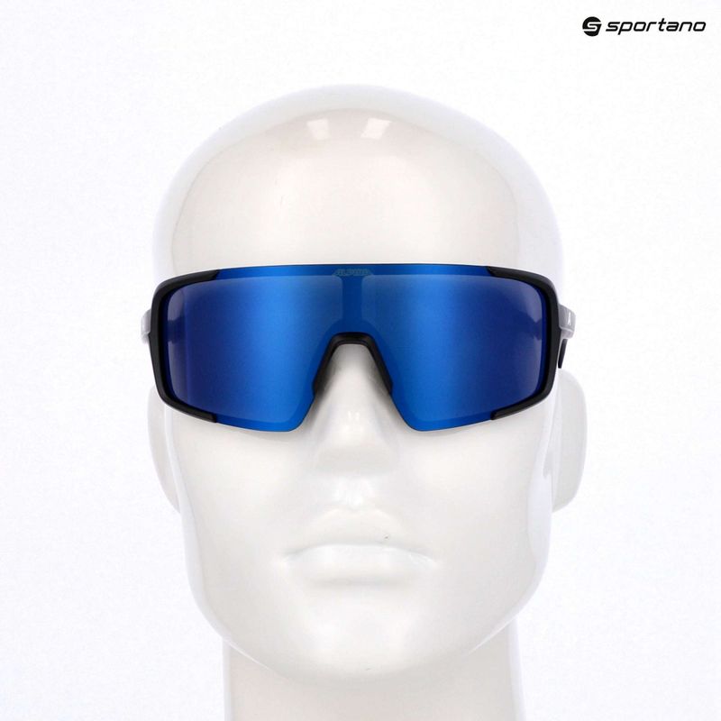 Sunglasses Alpina Lumin black matt/blue mirror 7