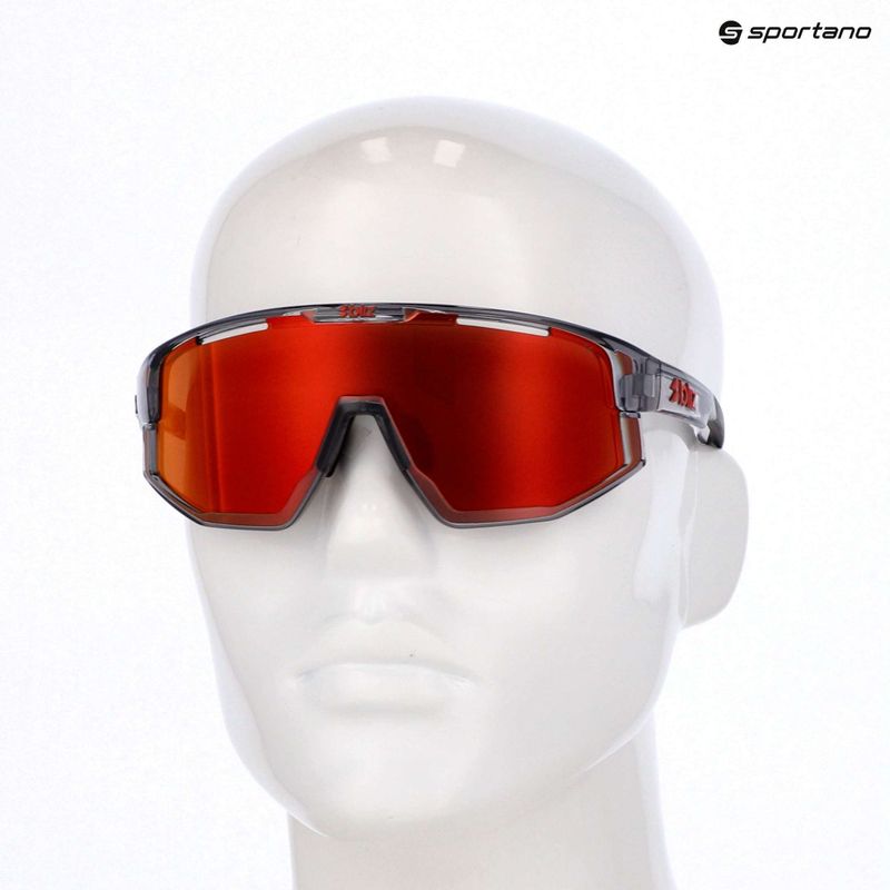 Sunglasses Bliz Vision transparent dark grey/brown red multi 7