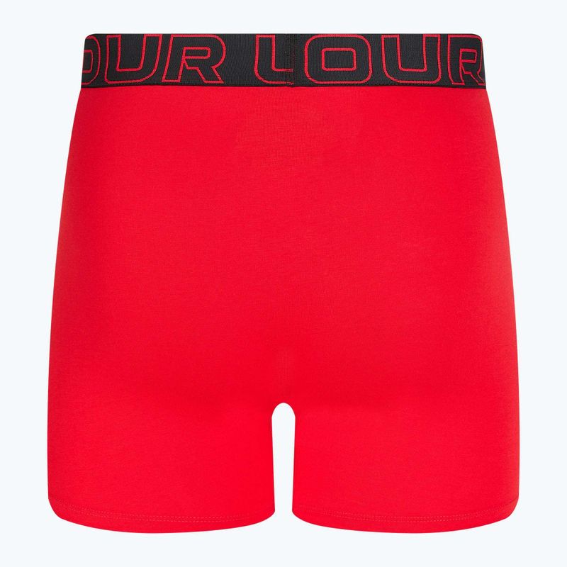 Under Armour Perf Cotton men's briefs 6" 3 pcs carbon black/galaxy black 6