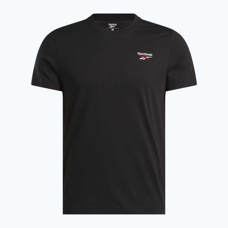 Men's T-shirt Reebok Identity Small Logo Tee black/white/vector red 3