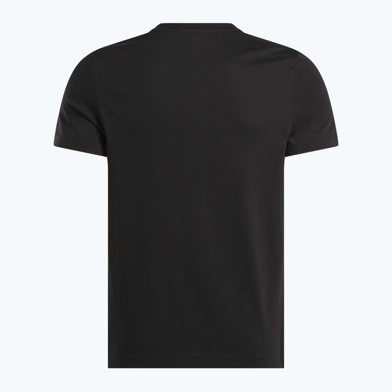Men's T-shirt Reebok Identity Small Logo Tee black/white/vector red 4