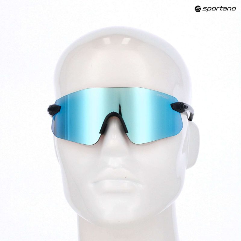 Tifosi Vogel SL crystal smoke/smoke bright blue sunglasses 5