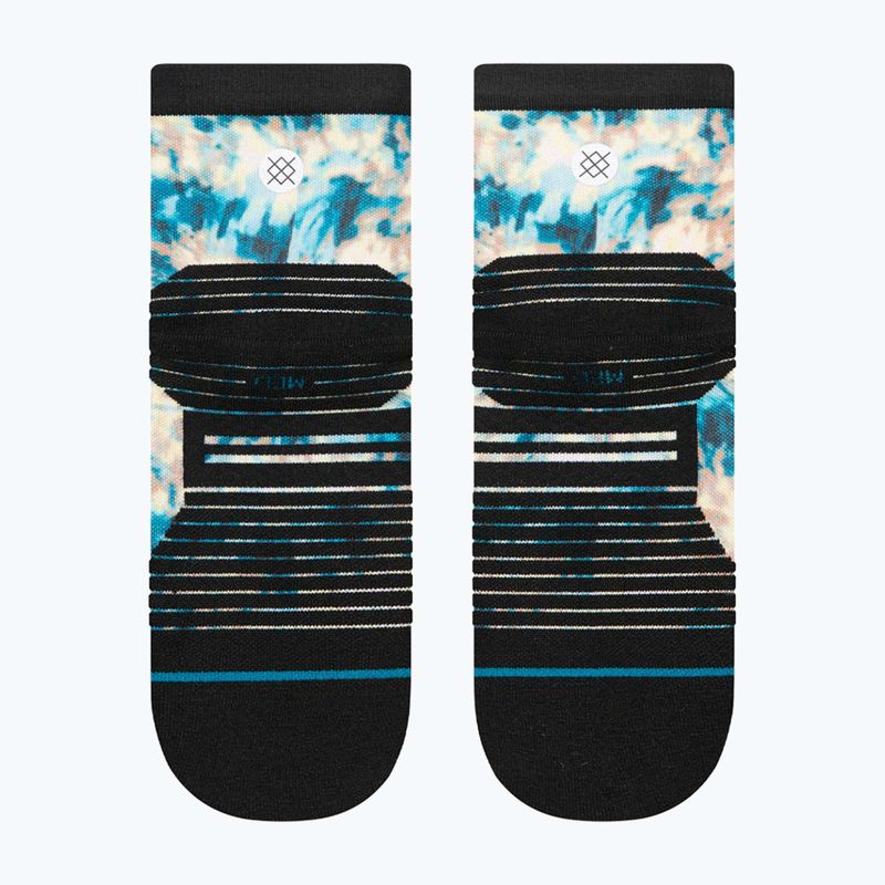Stance Serengeti Light Quarter teal socks 3
