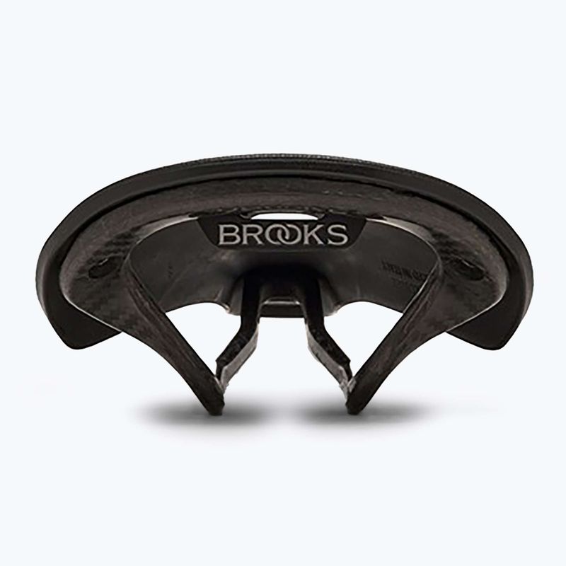 Brooks England C13 Carved black bicycle saddle 6