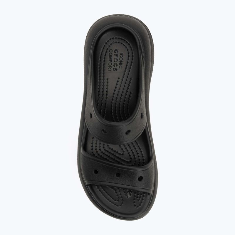 Women's clogs Crocs Classic Crush Sandal black 5