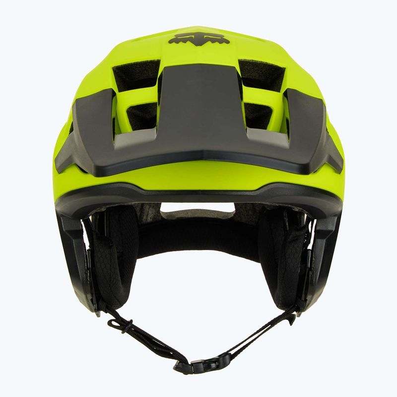 Fox Racing Dropframe bike helmet fluorescent yellow 2