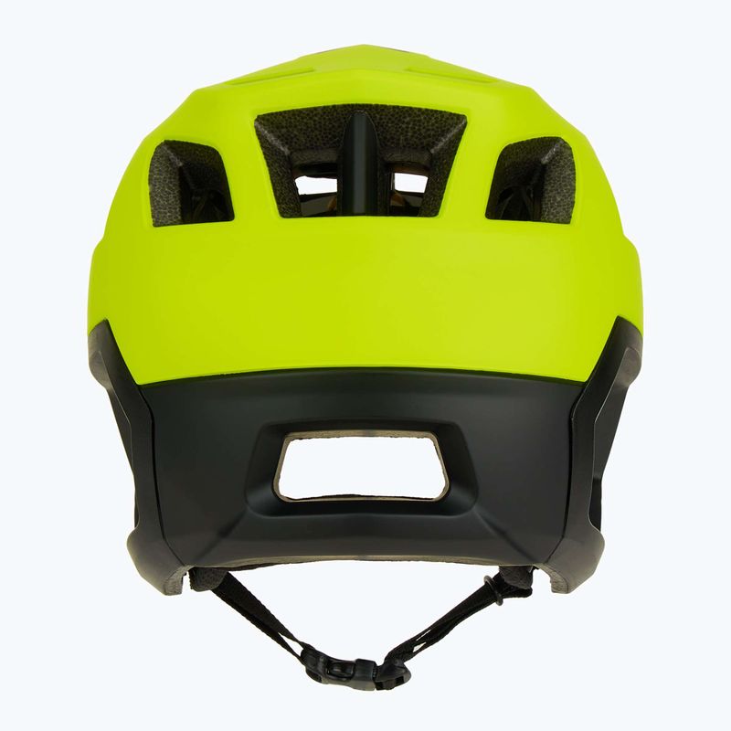 Fox Racing Dropframe bike helmet fluorescent yellow 3