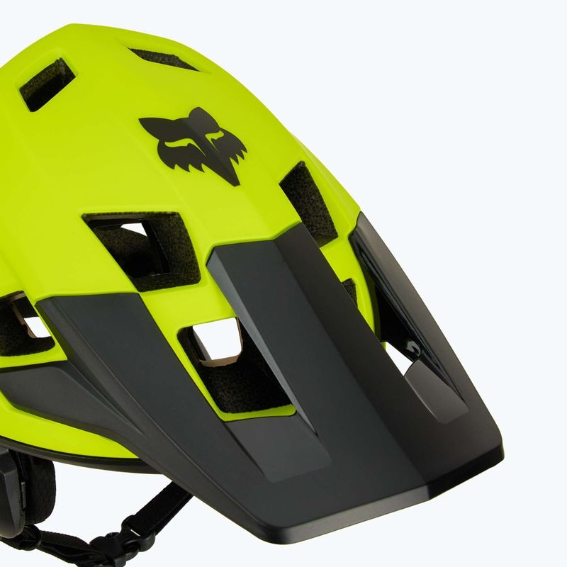 Fox Racing Dropframe bike helmet fluorescent yellow 7