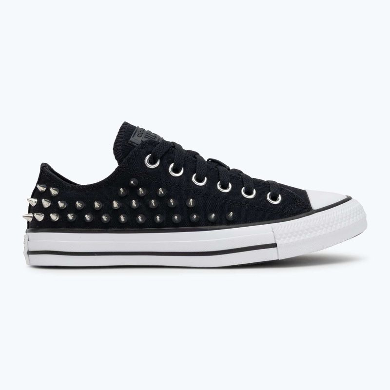 Chuck Taylor All Star Studded black/silve/white children's trainers 2