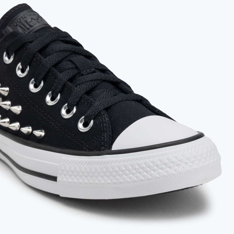 Chuck Taylor All Star Studded black/silve/white children's trainers 7