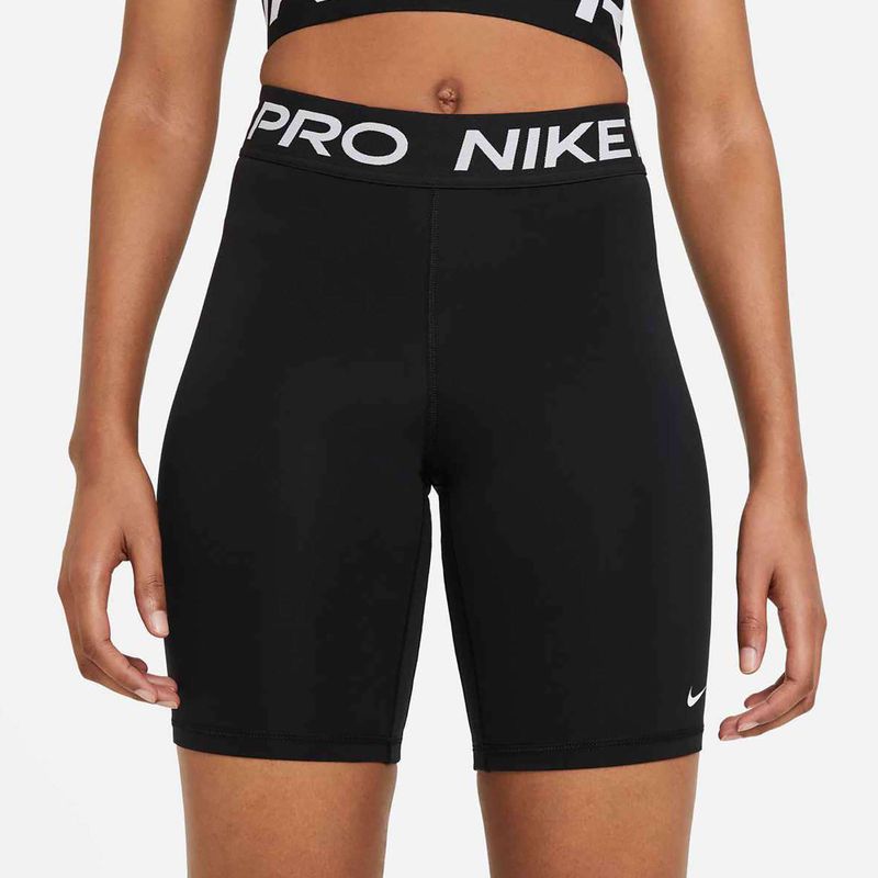 Women's training shorts Nike Pro 365 8" black/white 3