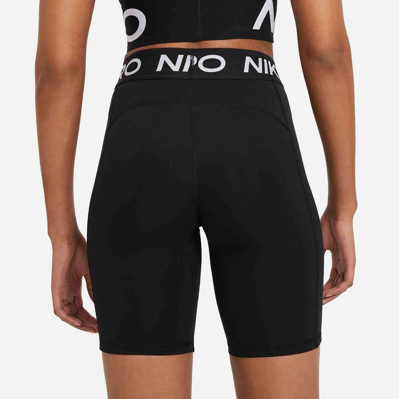 Women's training shorts Nike Pro 365 8" black/white 4