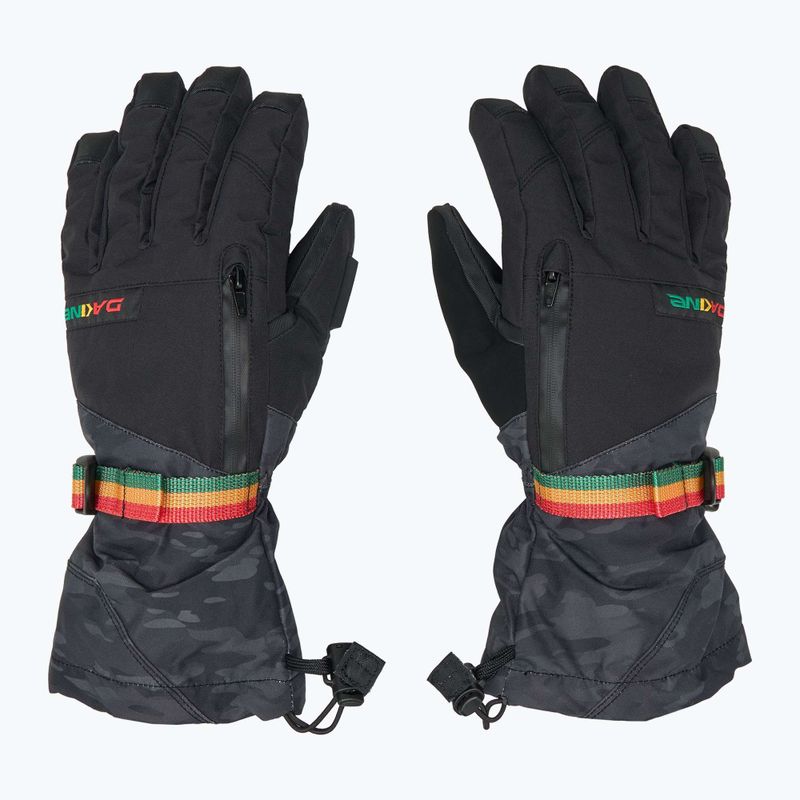 Men's Dakine Titan Gore-Tex snowboard gloves black vintage camo 4