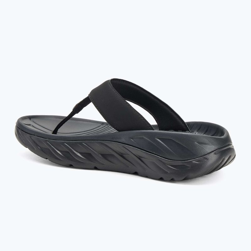 Women's flip-flops HOKA Ora Recovery Flip Flops black/dark gull gray 3