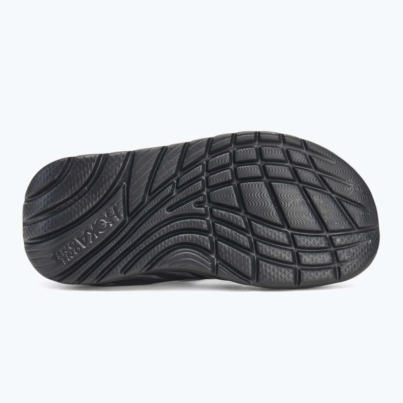 Women's flip-flops HOKA Ora Recovery Flip Flops black/dark gull gray 4