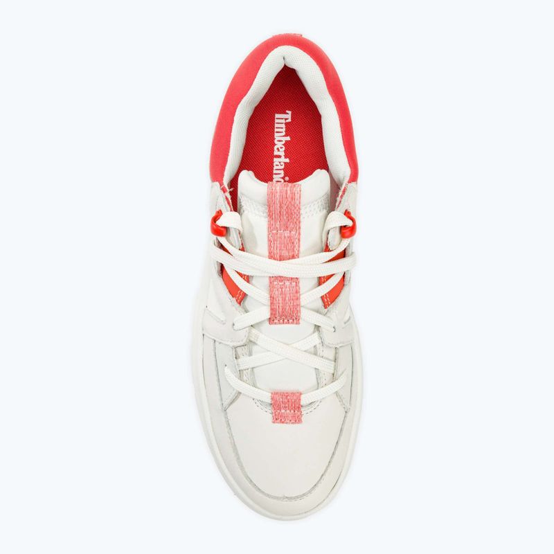 Timberland Laurel Court women's shoes white full grain/orange 5