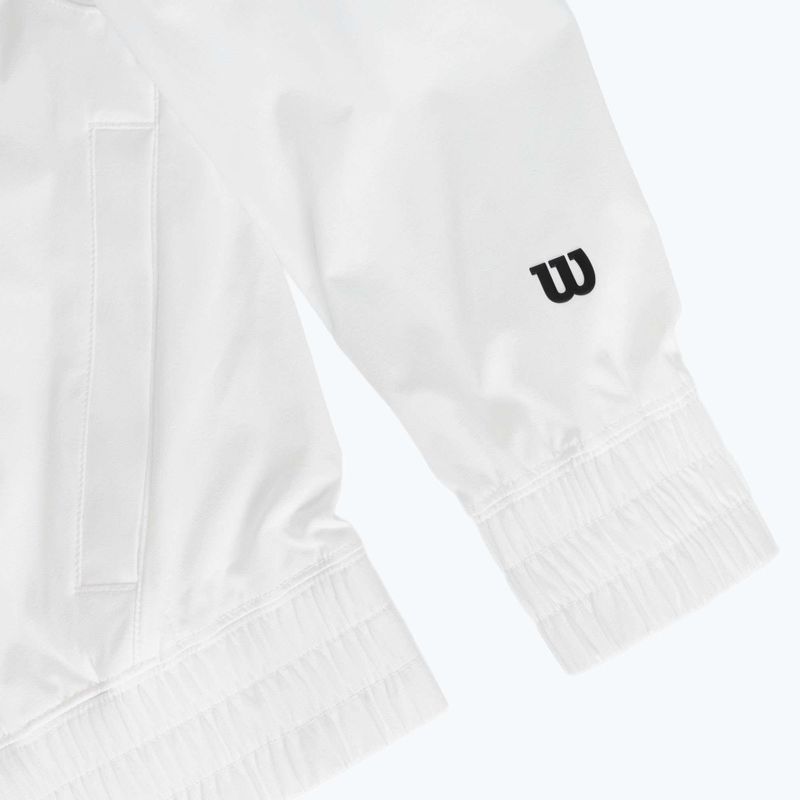 Women's sweatshirt Wilson Team Warm-Up Jacket bright white 3