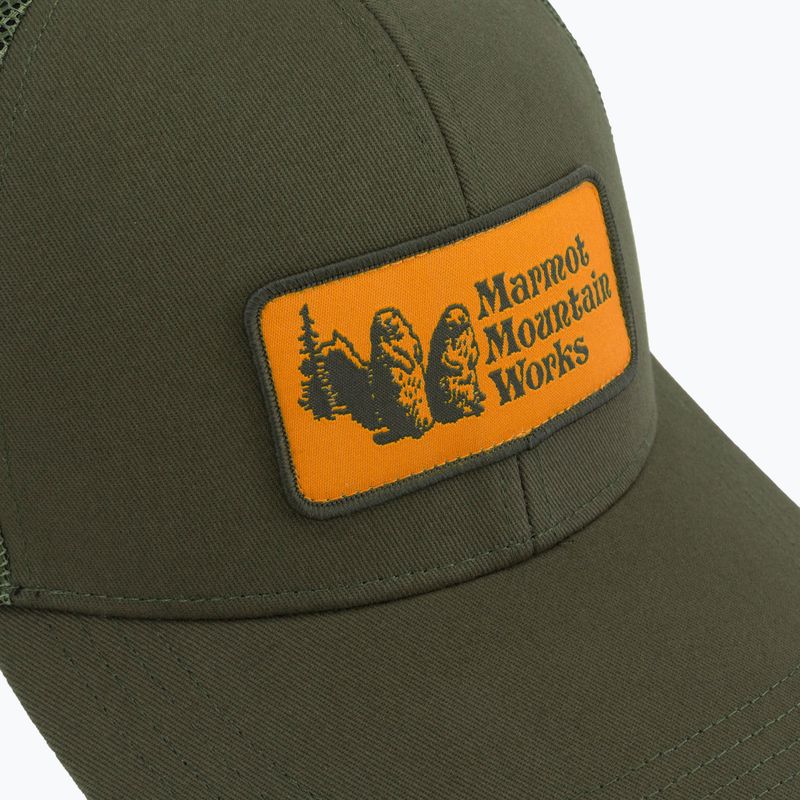 Marmot Retro Trucker baseball cap green M143134859 5