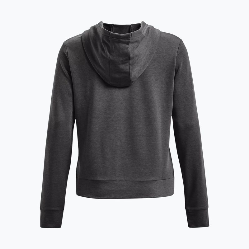 Under Armour women's training sweatshirt Rival Terry Full Zip Hoodie grey 1369853 2