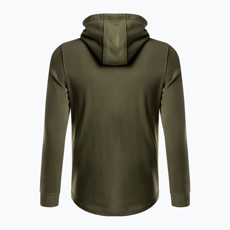 Men's Under Armour Rival Terry Logo hoodie green 1370390 2