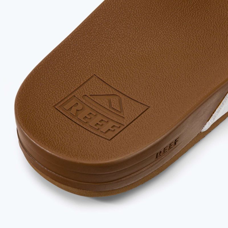 Women's REEF Cushion Cloud flip flops white and brown RF0A3FDSCLD 8