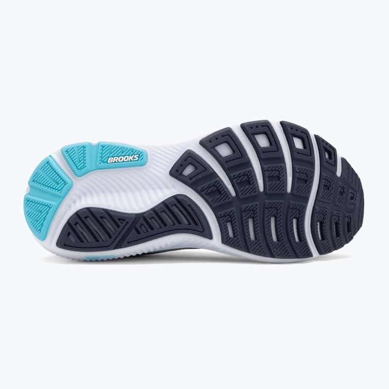 Women's running shoes Brooks Ghost 17 navy/green/turquoise 4