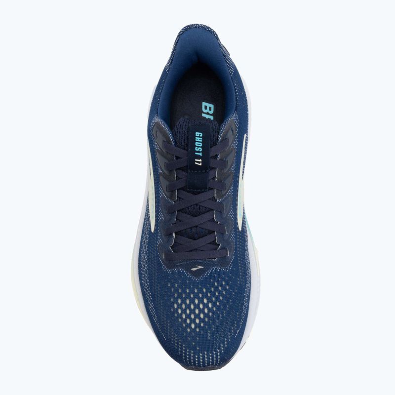 Women's running shoes Brooks Ghost 17 navy/green/turquoise 5