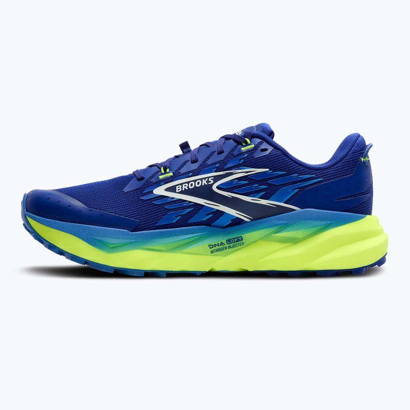 Men's running shoes Brooks Cascadia 19 surf the web/nightlife/white 3