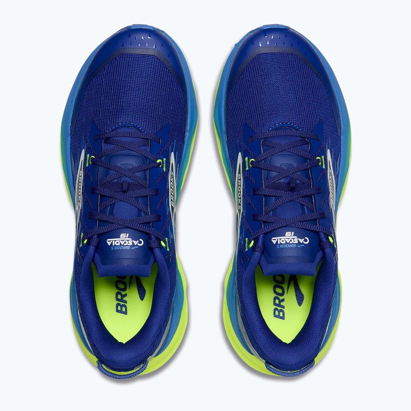 Men's running shoes Brooks Cascadia 19 surf the web/nightlife/white 7