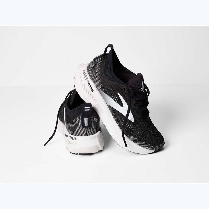 Women's running shoes Brooks Glycerin GTS 23 black/grey/white 8