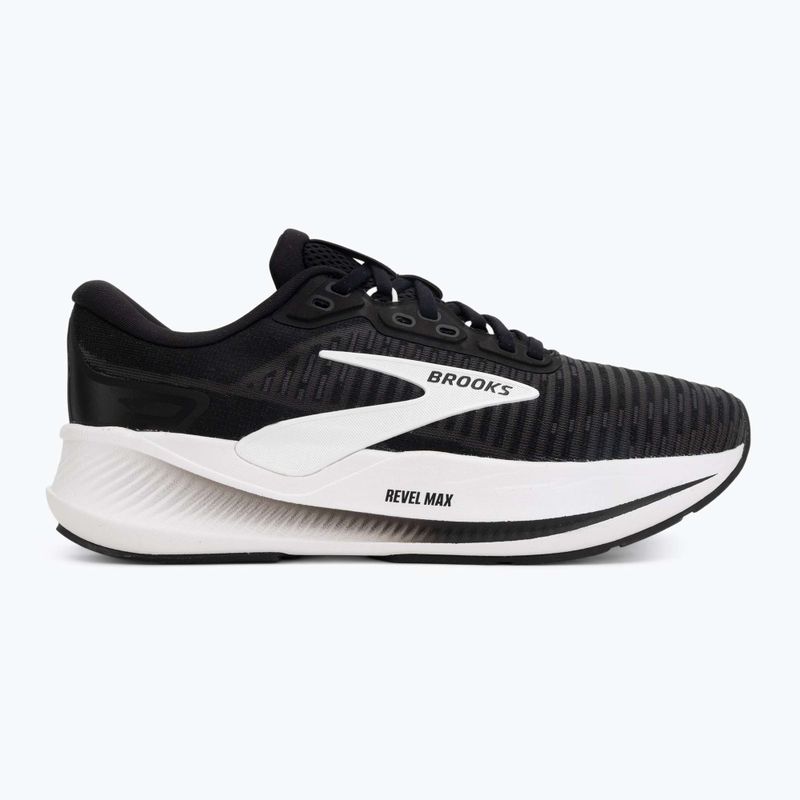 Women's running shoes Brooks Revel Max black/grey/white 2