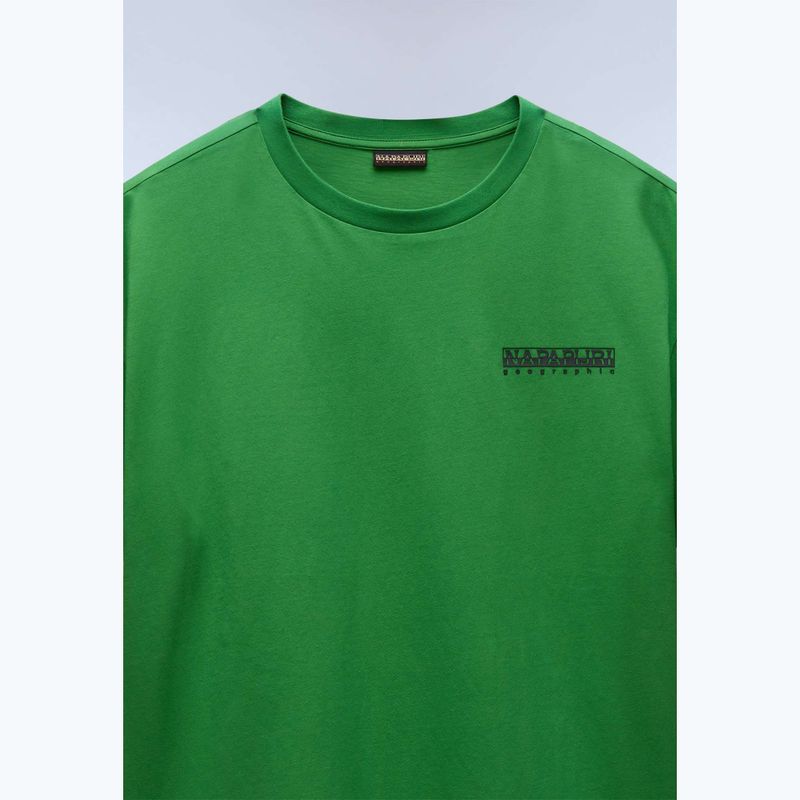 Men's Napapijri S-Linth green kelly t-shirt 7