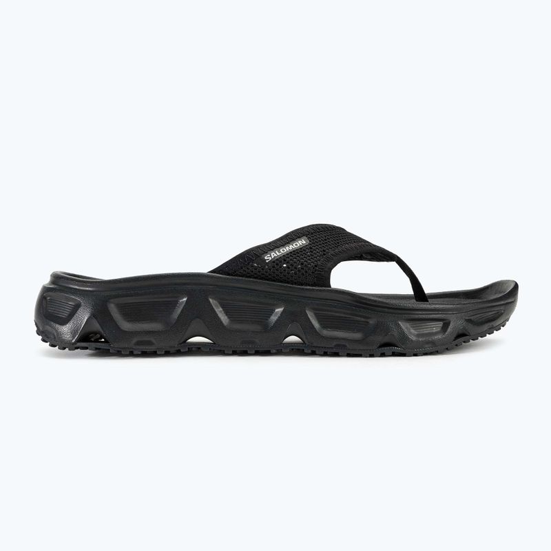 Salomon Reelax Break 6.0 men's flip flops black/black/alloy 2