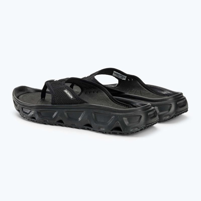 Salomon Reelax Break 6.0 men's flip flops black/black/alloy 5